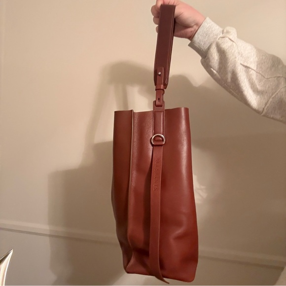 All Saints Paradise North South Leather Tote - Picture 4 of 14